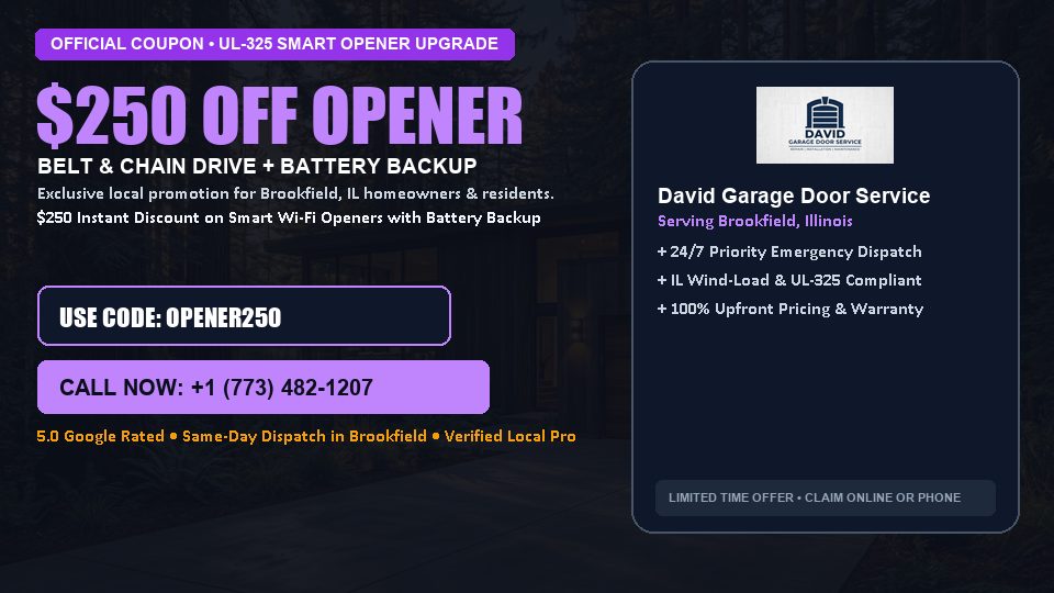 David Garage Door Service $250 OFF Premium LiftMaster Opener Installation